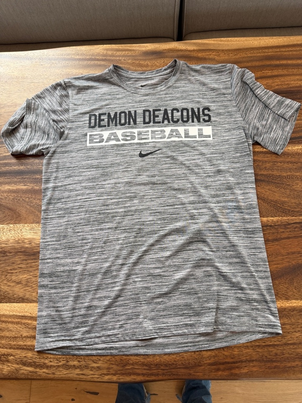 Nike Gray Wake Forest DriFit Tee